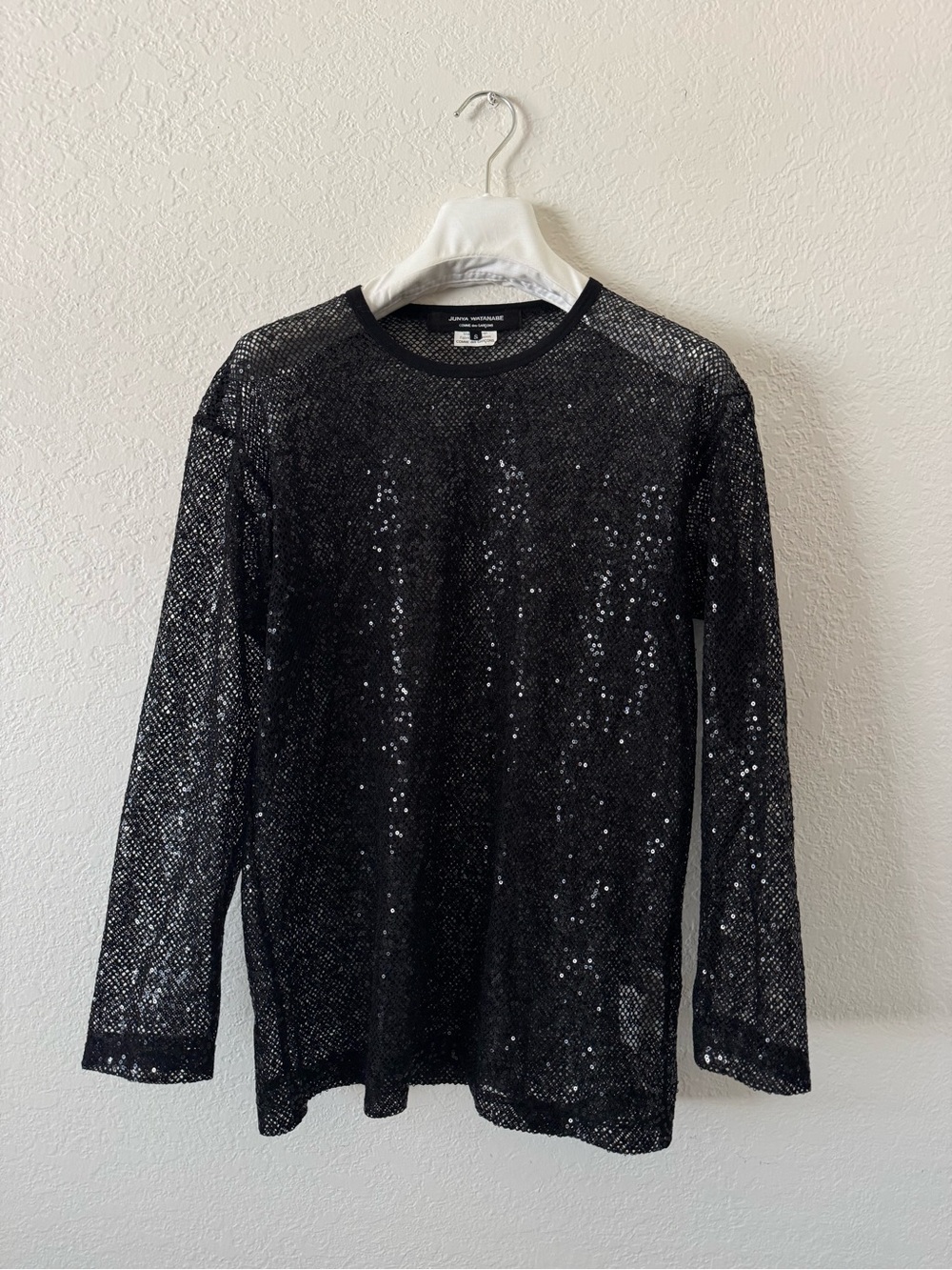 Comme des Garçons x Junya Watanabe Black Sequin Top